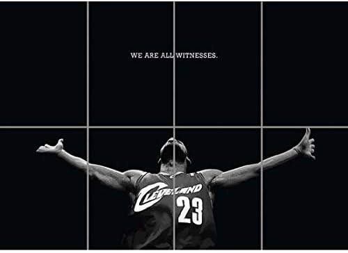 Doppelganger33 LTD Lebron James Poster – Basketball Giant Art Print EN448