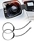 Flaconi 2 Stücke Auto Tankdeckel Gummiband,Tankdeckel Halteband,Auto Kraftstofftankdecke Linie,Tankdeckel Gummiband,Auto Tankdeckel Kabel Draht Kompatibel,Convient à la plupart des voitures