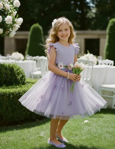Image of PATPAT Girls Tulle Tutu Party Birthday Princess Formal Fancy Princess Dress