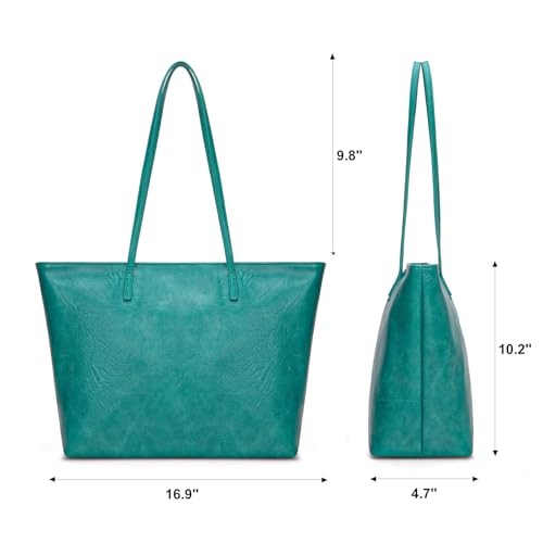 Image of Montana West Medium Tote Bags for Women Shoulder Handbag with Zipper Lightweight Everyday Purse for Work, Travel, or Shopping