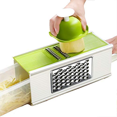 RONGXUE Multifuncional Vegetal Vegetal de Cocina Molinillo de Cortador de Jugo de Patata Mano rallador rallado Zanahorias, cebollas Herramientas - Corte Manual