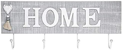Provence Cool Grey 4 Coat Hooks