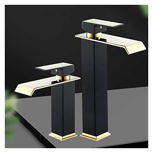 Robinet de lavabo cascade mitigeur eau chaude et froide pour meuble vanité - 2