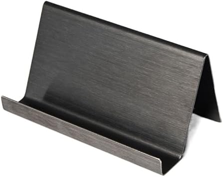 UNNS Business Card Carrier Business Card Holder Business Card Holder Integrated Organizer Business Card, Stainless Steel Desk Business Card Holder Business Card Holder Color B