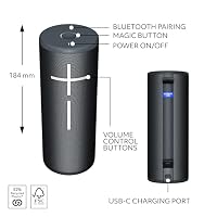 Ultimate Ears Boom 4 Portable Bluetooth Speaker, Waterproof - Black — image 7