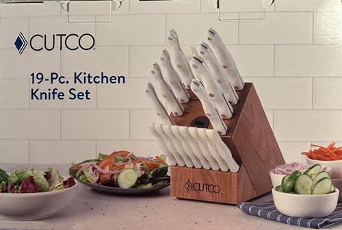 Comparison: Best Cutco Cherry Block 5 Cutco 19 Pc Pearl Kitchen Knife Set Cherry Wood Stand
