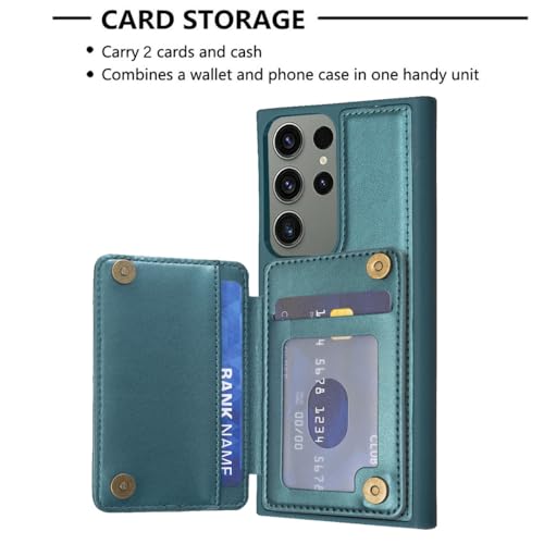 Étui en cuir bleu LVTFCO portable et stylé pour Galaxy S21 FE actif - 3
