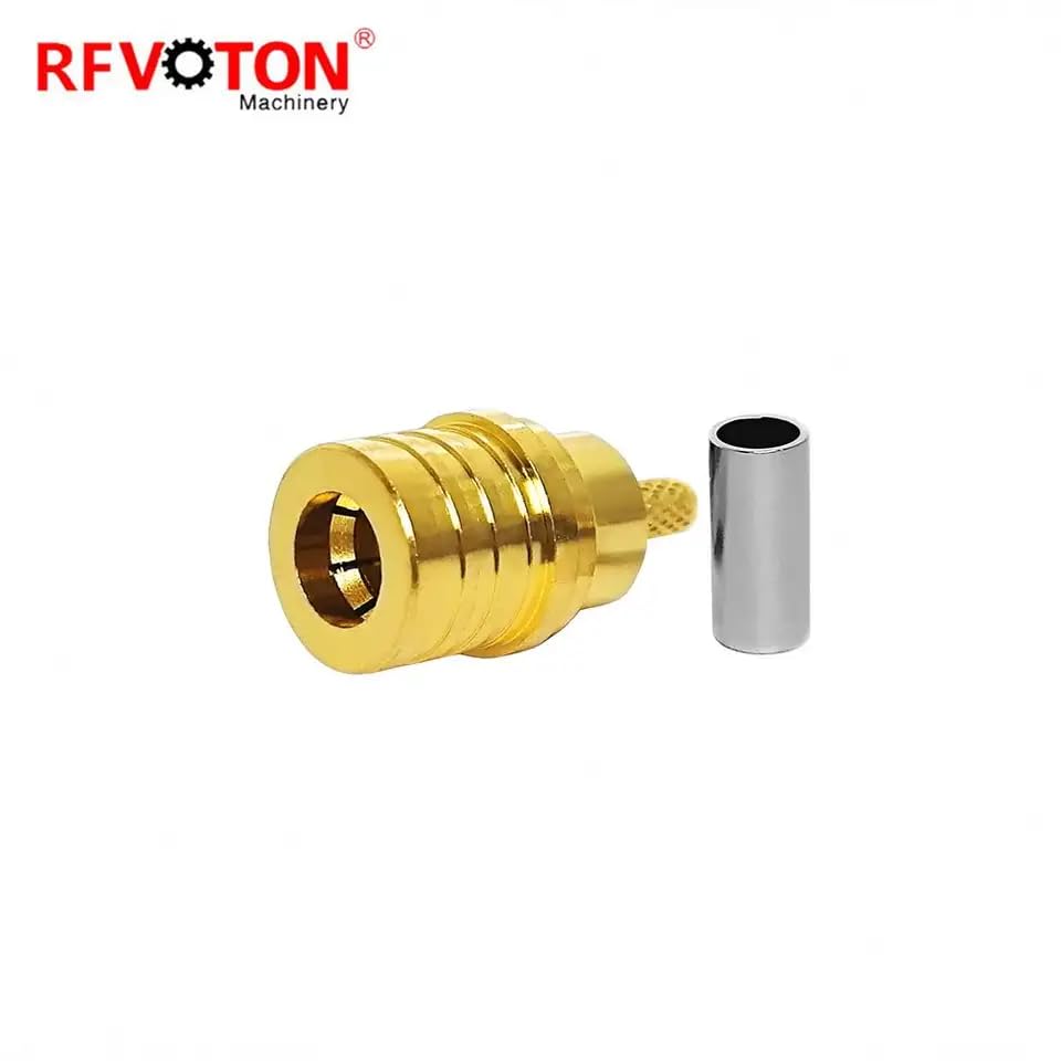 Wiring Connecting Terminals - 5Pieces QMA Male Plug Straight Connector for RG174 Cable - (Connector Type: Line Connector, Pins: 1P)