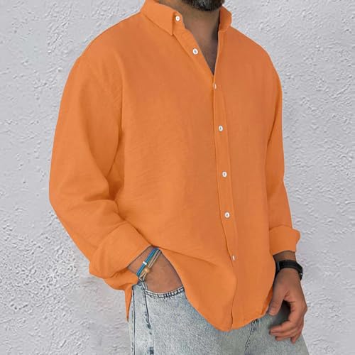 Chemise décontractée unie à manches longues en version légère - 2