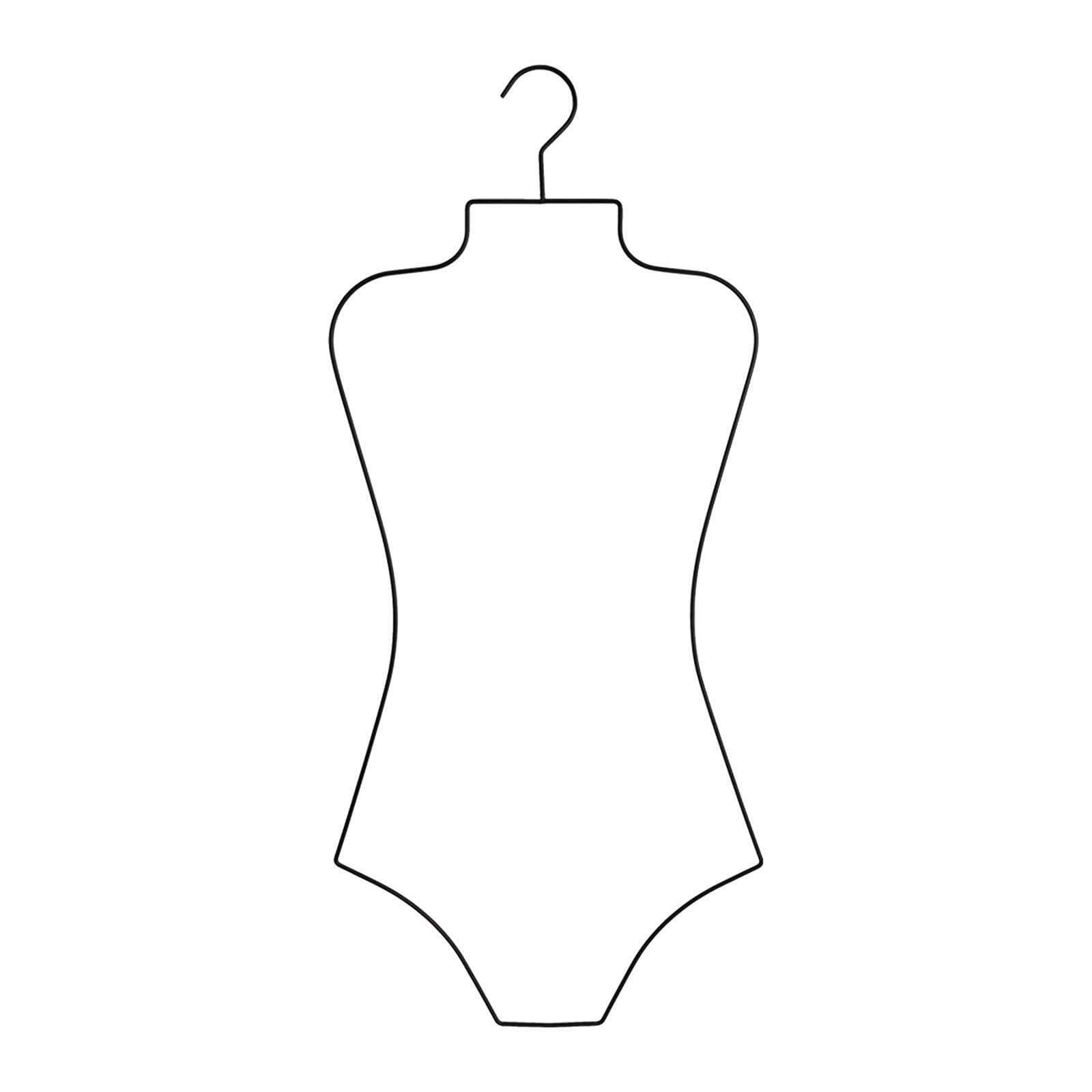 CYDZSRA Functional Lingerie Hanging Rack Display Organizer Stylish Storage Of Swimwear And Robes Lingerie Hanging Rack Closet Organizer Display Swimsuit Swimsuit Hanger, Black, Height 800mm