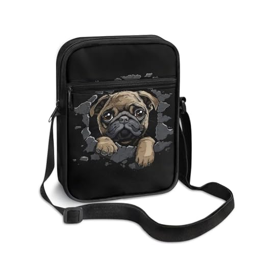 Suobstales Shoulder Bag Crossbody Bag for Women Men Small Messenger Bag Casual Handbag with Adjustable Strap for Work Cycling2