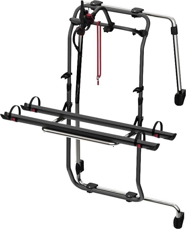 Fiamma Portabici Carry Bike Frame, per Ducato/Sprinter/Crafter, Deep Black, Alluminio, 22 x 130 x 66 cm, 11,5 kg, portata 50 kg, 2 ruote