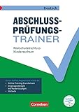 Abschlussprüfungstrainer Deutsch - Niedersachsen - 10. Schuljahr: Realschulabschluss - Arbeitsheft mit Lösungen und Online-Training Grundwissen - Mit Audios online