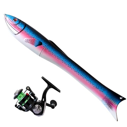 Canne à pêche de voyage télescopique carbone pour traîne et surf