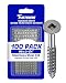 #8 x 2-1/4" Deck Screws 316 Marine Grade Stainless Steel, Square Drive, Type 17 Wood Cutting Point, Quantity 100, Size Number 8 x 2-1/4" Long
