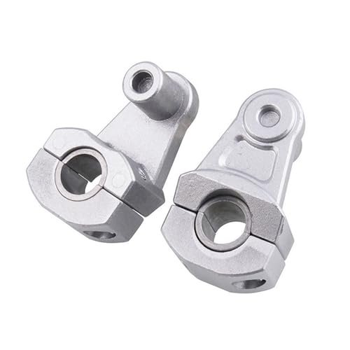 Bledtax Elevadores de braçadeira de guidão articulados para motocicleta universal de 2 polegadas par