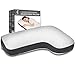 L Shaped Pillow Side Sleeper Pillow for Neck and Shoulder Pain Relief – Adjustable Shredded Memory Foam - Cervical Shoulder Pillow for Back Sleepers - Boomerang Pillows Orthopedic Contour for Nursing