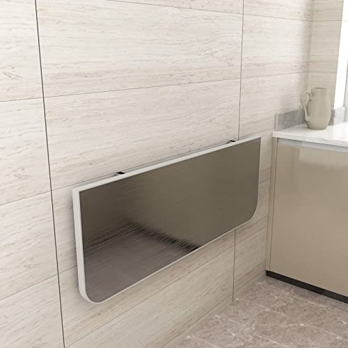 Table de Bureau Murale Pliante en Acier Inoxydable 304 Design Durable - 4