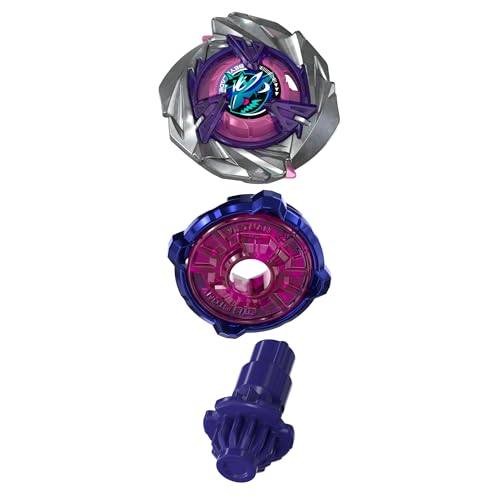 Image of BEY BLADE X Scale Shark 4-50UF Booster Pack Set with Takara Tomy Attack Type Top, Battling Tops Game Toys, Ages 8+