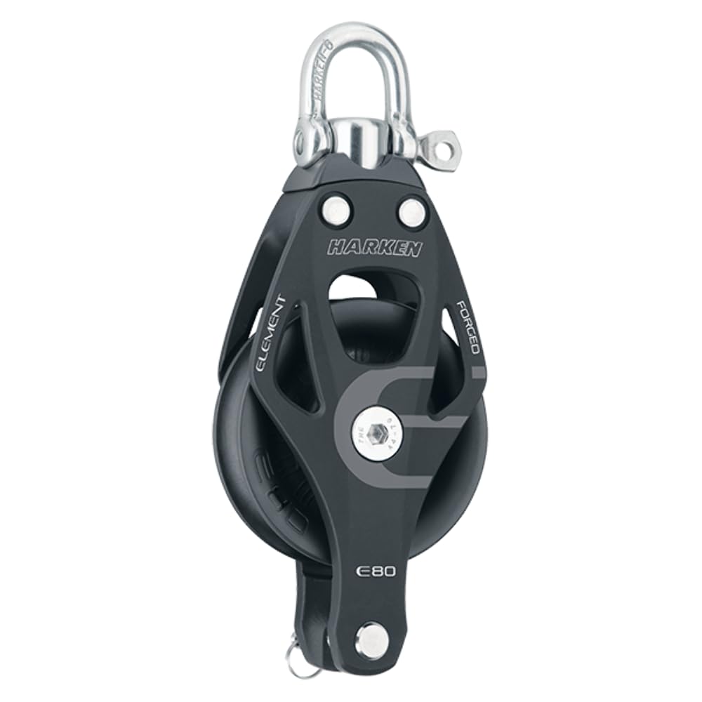 Harken 80mm Element Single Swivel Block with Becket