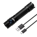 ULTRAFIRE TP1 Rechargeable LED Flashlight,2600 High Lumens Tactical Flashlight,5 Mode Mini Flashligh