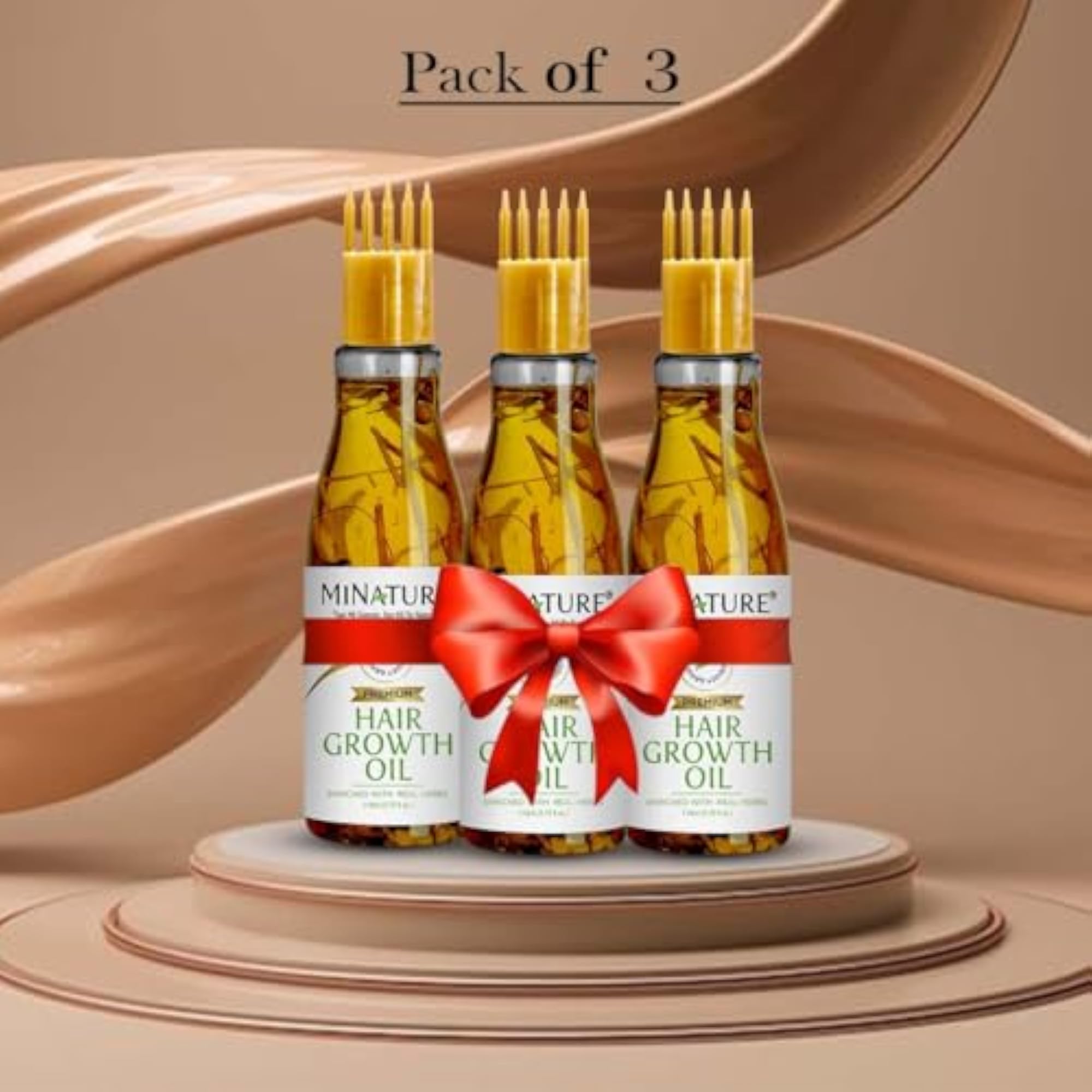 Mi Nature Herbal Hair Oil Combo, Enriched with Traditional Herbs