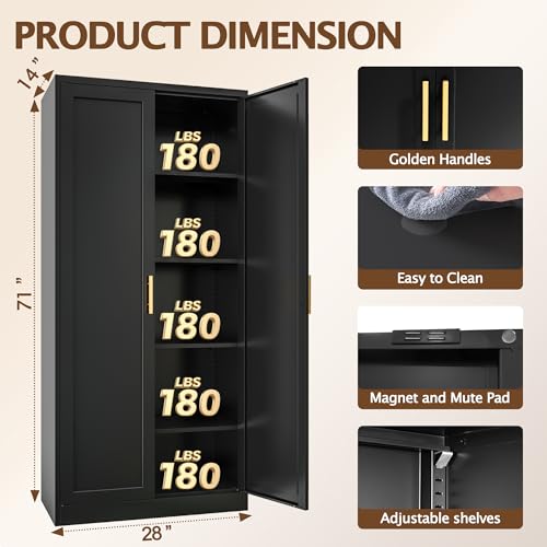 Heavy Duty Garage Storage Cabinet Metal
