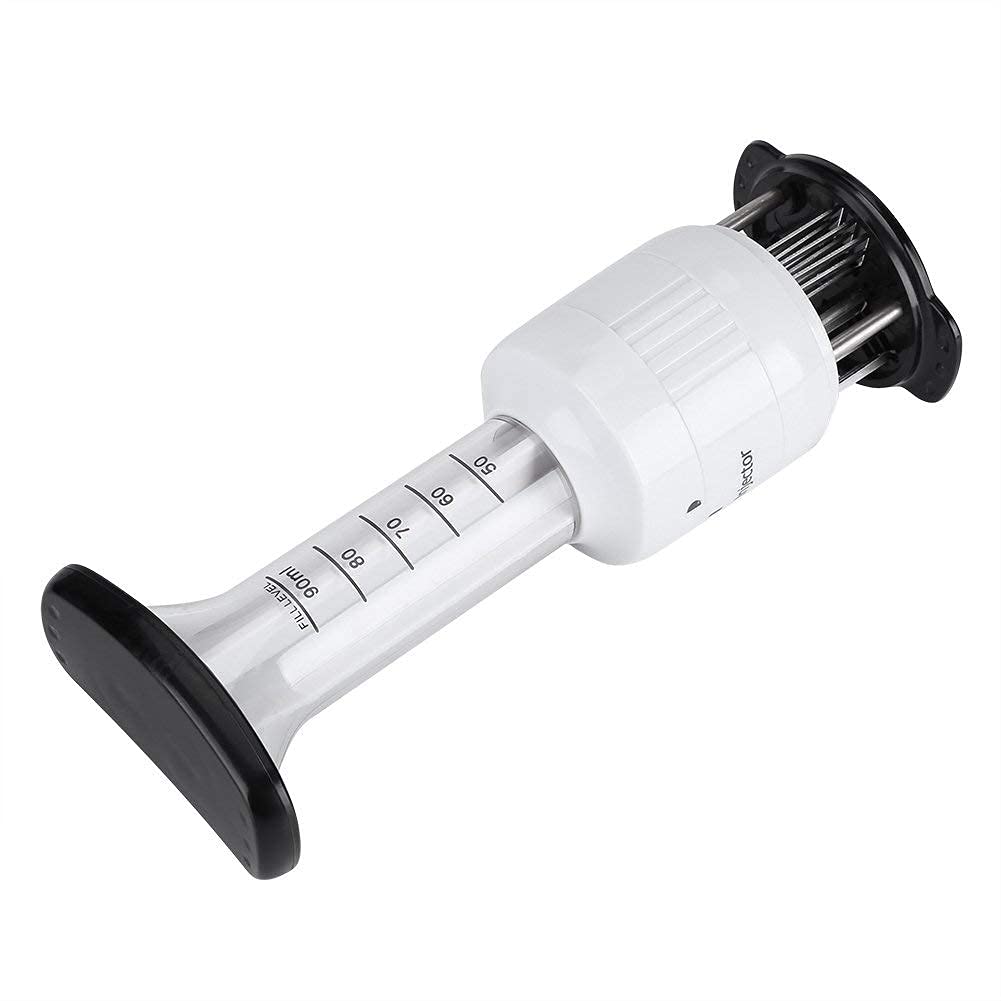 Fait Meat Marinade Tenderizer Needle Injector Bistecche Sapore Siringa Cook Utensile da usato per quasi tutte le carni