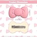 1Set of 2 Pink Bows Hair Clips for Girls,Bow Hair Barrettes for Women, Fashion Bow Hairpin Alligator Clips, Bows Hair Clips for Girls and Women Clips and Barrettes