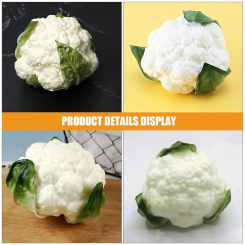 Brócoli artificial de espuma Abaodam con diseño detallado para escaparates 6
