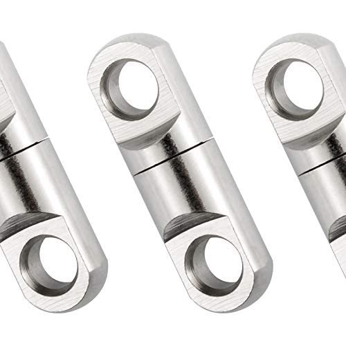 Dr.Fish 30 Pack Stainless Steel Fishing Heavy Swivels, Saltwater Swivels Wind on Swivels Tuna Swivel Fishing Tackles Ocean Fishing Trolling Rig, 620LB
