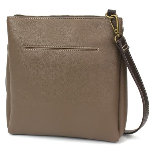 CHALA RFID Protected Vegan Leather Merry Messenger Bag (French Bulldog - Brown)2