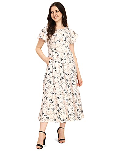 Image of QIQI Women's Crepe A-Line Maxi Casual Dress