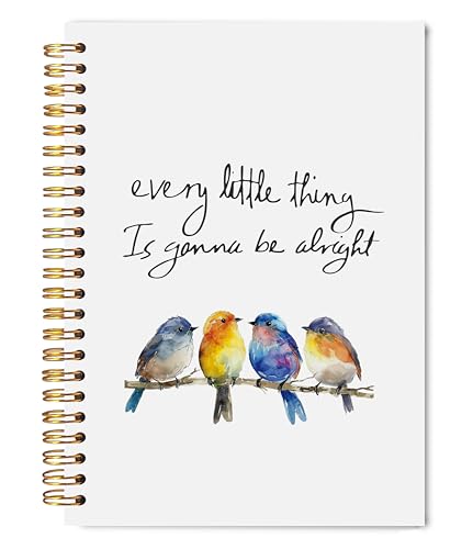 Carnet de notes oiseau pour écrire vos pensées positives au bureau
