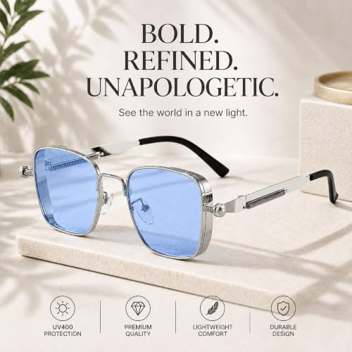 Image of Dervin UV Protected Square Sunglasses for Men and Women
