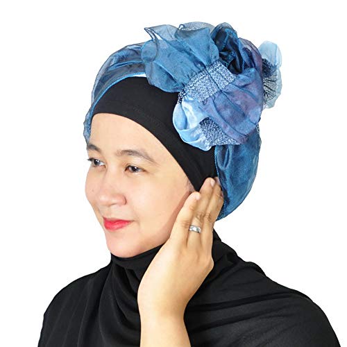 Mu Lan Legend | Silk Story Handmade Instant Infinity Organza Scarf | Lightweight Antique Head Wrap | Multi-functional3