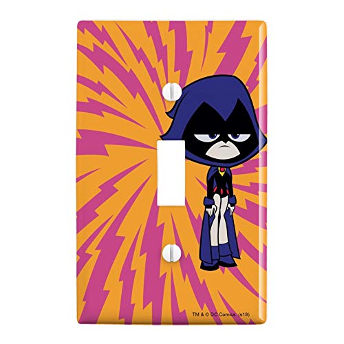 GRAPHICS & MORE Teen Titans Go! Raven Plastic Wall Decor Toggle Light Switch Plate Cover