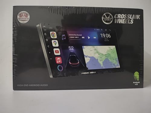 Image of CROSSLINK Wheels 9-Inch Car Stereo, Android v12, High-End Audio System with Navigation, Music Player
