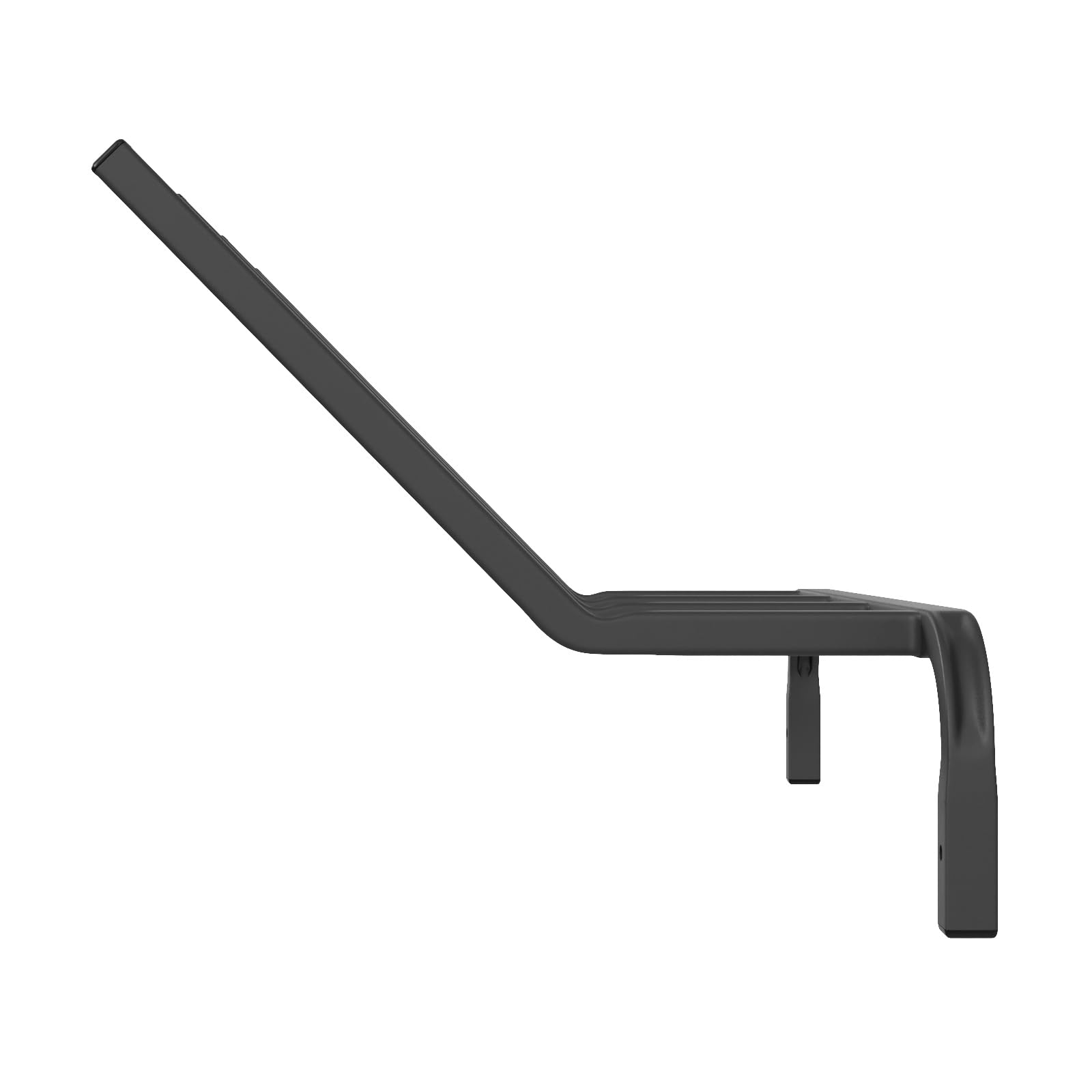 QLS Skischuhhalter Wandhalterung pulverbeschichtet 64x52 cm Schwarz | Platzsparende Aufbewahrung von Skischuhen mit 31 cm Schuhausleger inklusive Montagesatz für Keller Garage oder Skiraum