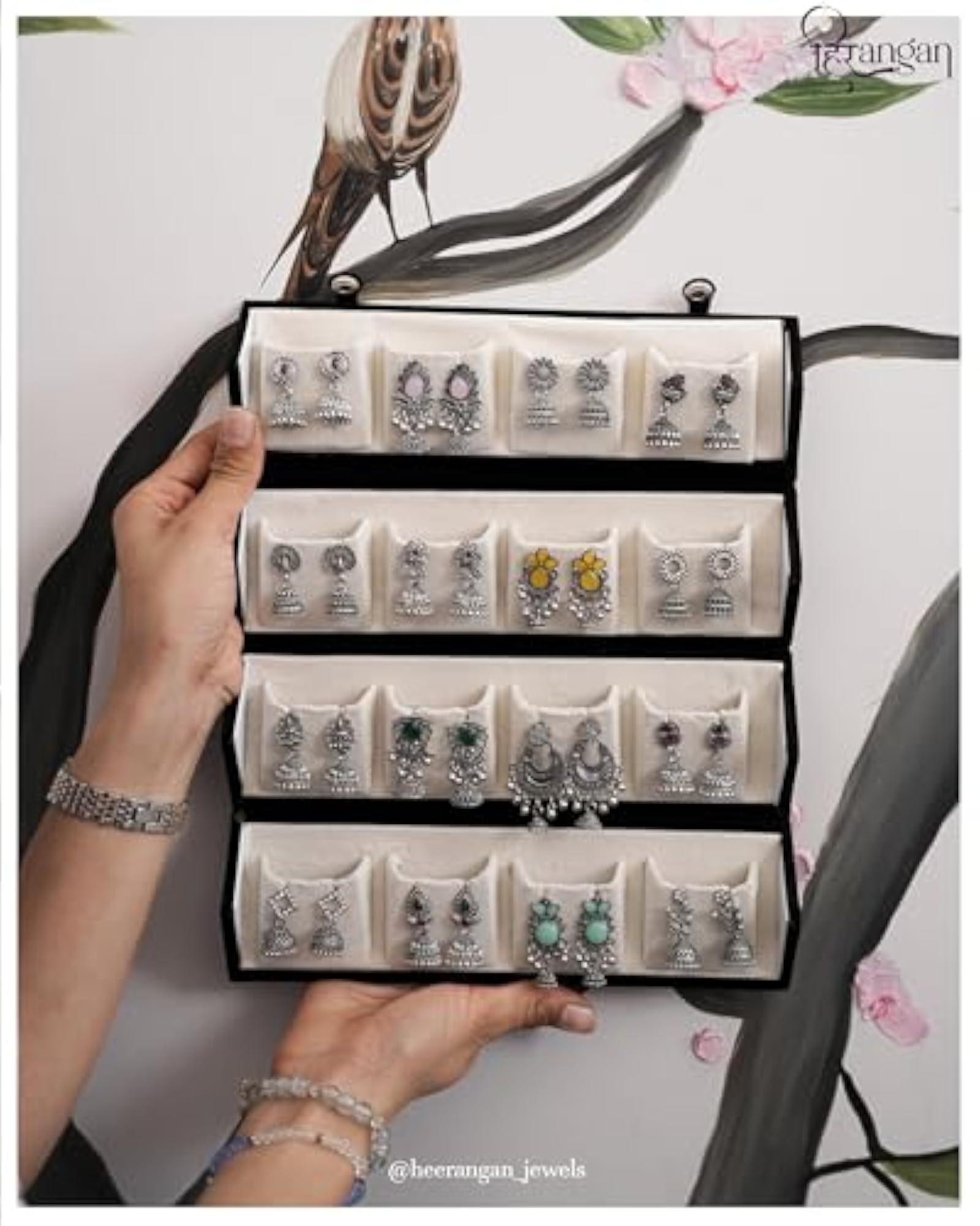 Oxidised Earring Combo Pack with Storage Box