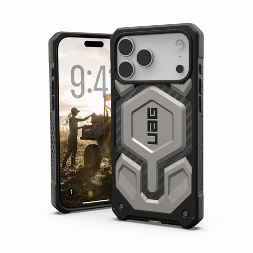 URBAN ARMOR GEAR iPhone 17 ProMax 2025�Ή��ϏՌ��P�[�X MONARCH PRO MAGSAFE �`�^�� �y���K���{�㗝�X�i�z UAG-IPH25LA-PMS-TI
