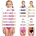 Girls One Piece Swimsuits Fashion Color Block Bathing Suit Front Criss Cross Swimwear Monokini (Orange, 10-12 Years)