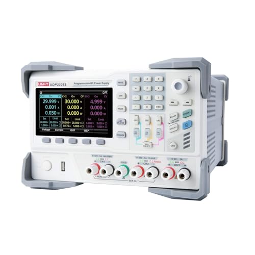 Image of UNI-T UDP3305S Programmable Linear DC Laboratory Power Supply, 4 Channels, 328W, 1mV /1mA Resolution, Voltage Accuracy <0.03%+10mV, Current <0.2%+5mA