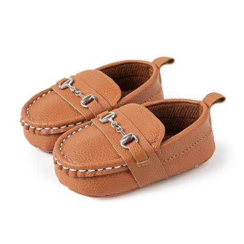 Aploxphy Baby Girls Boys Classic Loafers Infant Oxford Dress Shoes Prewalker Soft Slip On Moccasin Crib Flats Newborn Shoes… #TOP10