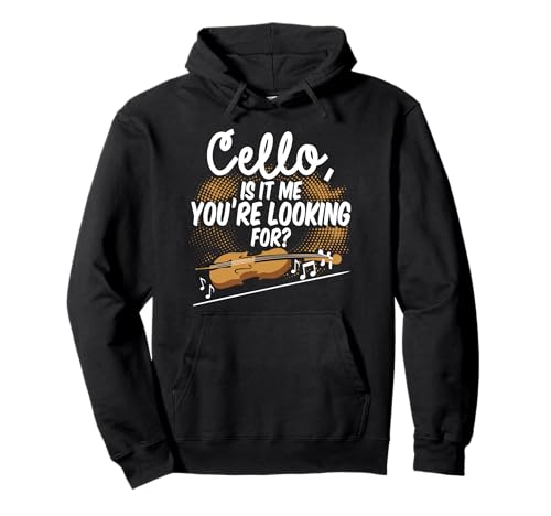 Elegant Cello Lover Symphony Orchestra Melodies Cellist Pullover Hoodie