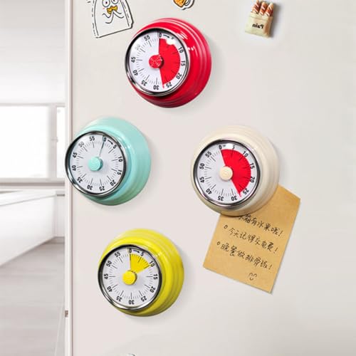 Tissting Kitchen Timer, Mechanical Magnetic Visual Countdown Timer with Loud 72dB Alarm for Cooking Classroom Fitness Office - Image 3