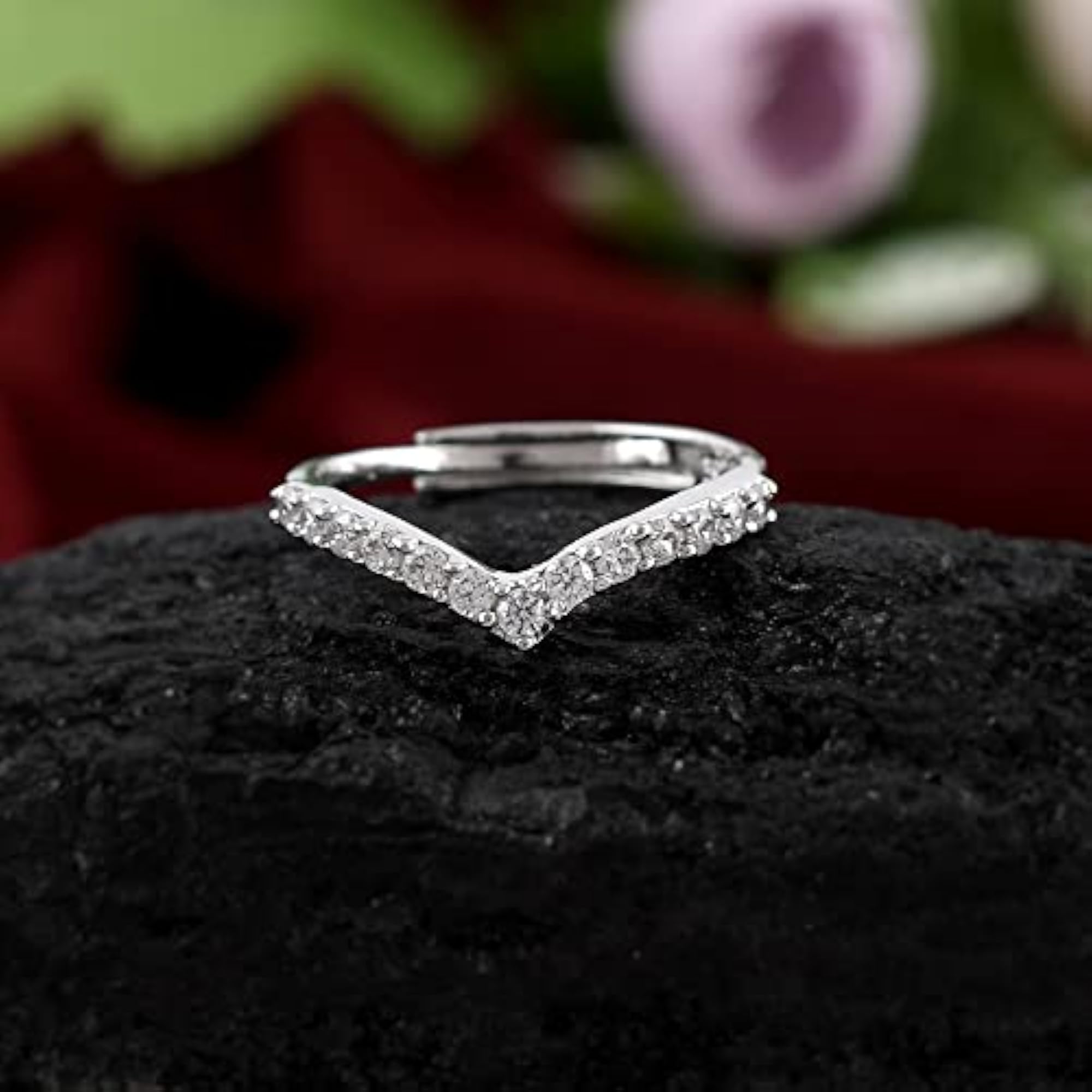 Women's Pure 925 Silver Adjustable Ring