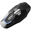 EJEAS X10 Bluetooth Mesh Intercom Headset for Communication System with Ten Riders Group, CVC Noise Cancellation/Waterproof/Hands-Free Calls/Music/GPS for Dirt Bike/ATV/Motorcycle HelmetBlack