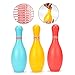 NASSMOSSE Kids Bowling Set Indoor Outdoor Plastic Toy with 10 Pins 2 Balls Early Educational M