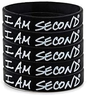 I Am Second 5-Pack Classic Youth/Small Silicone Wristbands